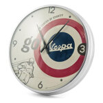 Horloge vespa go �320mm bleu / blanc / rouge
