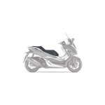 Housse de protection de selle s - line pour scooter noir