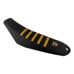 Housse de selle bks evo noir / doré pour toutes les 50 honda hm 99 - Housse de selle bks evo noir / doré pour toutes les 50 honda hm 99 -