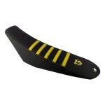 Housse de selle bks evo noir / jaune pour toutes les 50 honda hm 99 -