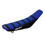 Housse de selle bleu / noire bud racing full traction pour yamaha yz 85