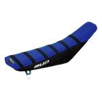Housse de selle bleu / noire bud racing full traction pour yamaha yz - f 2