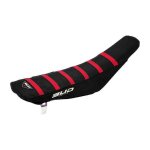 Housse de selle noire / rouge bud racing full traction pour honda crf 45 Housse de selle noire / rouge bud racing full traction pour honda crf 45