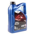 Huile moteur 4t elf moto 4 race 100 % synthse 10w60 4l