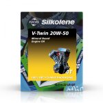 Huile moteur silkolene v - twin 20w50 cube 4l Huile moteur silkolene v - twin 20w50 cube 4l