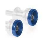 Inserts pour diabolos de bras oscillant barracuda bleus Inserts pour diabolos de bras oscillant barracuda bleus