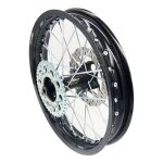 Jante arri�re compl�te ycf aluminium noir 2, 15 x 16 pouces pour bigy