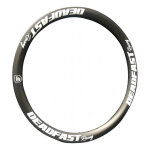 Jante bmx pro 20  arri�re deadfast carbone 3k blanc