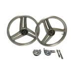 Jantes pour peugeot 103 sp / mvl 17 argent type grimeca (paire)
