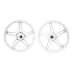 Jantes pour peugeot 103 sp / mvl 17  blanche type bernardi (paire)