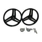 Jantes pour peugeot 103 sp / mvl 17 noires type grimeca (paire)