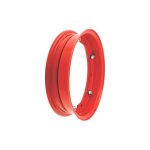 Jante rouge piaggio vespa 50 / et3 / px / pk 3. 50x10