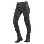 Jean femme overlap stradale black waxed - us - 24