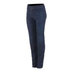 Jean moto femme alpinestars daisy v2 rinse plus bleu brut - us - 24