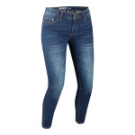 Jean moto femme bering lady trust slim bleu dlav - t0