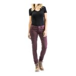 Jean moto femme ixon vicky bordeaux - m Jean moto femme ixon vicky bordeaux - m