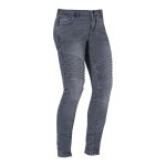Jean moto femme ixon vicky gris - l