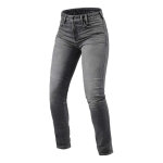 Jeans moto femme rev it shelby 2 ladies sk gris moyen stone l30