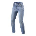 Jean moto femme rev it shelby 3 ladies light blue vintage l30 - u