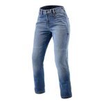 Jeans moto femme rev it victoria 2 ladies sf longueur 30 (court) ble
