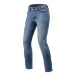 Jeans moto femme rev'it victoria longueur 30 (court) bleu classique dã Jeans moto femme rev'it victoria longueur 30 (court) bleu classique dã