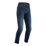 Jeans moto femme rst tapered - fit bleu - m