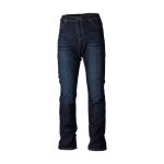 Jeans moto femme rst x - kevlar straight leg 2 bleu fonc� - xs