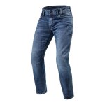 Jeans moto rev'it detroit longueur 34 (standard) bleu moyen - w28