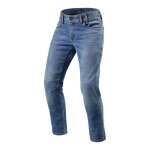 Jeans moto rev'it detroit longeur 34 (standard) bleu classique dlav