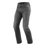 Jeans moto rev'it philly 2 lf longueur 32 (court) gris fonc� d�lav�