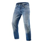 Jeans moto rev it salt tf longueur 34 (standard) bleu moyen d�lav�