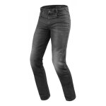 Jeans moto rev'it vendome 2 longueur 36 (long) gris fonc� d�lav� - 3