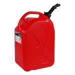 Jerrican d'essence brazolin rouge 20l avec bec verseur � pression
