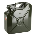 Jerrican d essence métallique pressol armée vert 5l Jerrican d essence métallique pressol armée vert 5l