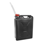 Jerrican d essence plastique pressol noir avec bec verseur flexible