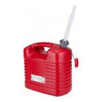 Jerrican d essence plastique pressol rouge avec bec verseur flexible