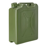 Jerrican d'essence vert arme pressol polyethylene type us avec bec f