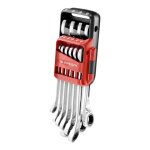 Jeu de 10 cls mixtes  cliquet facom 8  19mm