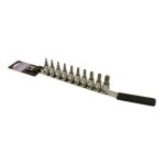 Jeu de 10 embouts de douille torx 3 / 8 Jeu de 10 embouts de douille torx 3 / 8