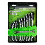 Jeu de 12 cls plates  cliquet jbm combines et articules