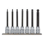 Jeu de 7 embouts jbm allen sp�rique avec douille 3 / 8