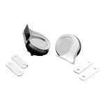 Kit 2 klaxons escargot chrome