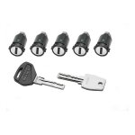 Kit 5 barillets givi smart security lock avec 2 cls