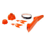 Kit accessoires pour bidon d essence r15 rtech - orange