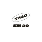 Kit autocollant shad pour top case sh29 blanc