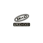 Kit autocollant shad pour top case sh40 rouge