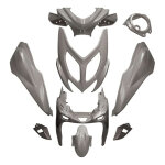 Kit car�nage all pro gris nardo 9 pi�ces aerox / nitro 13 -