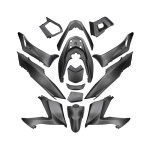 Kit carnage allpro 14 pices gris carbone mat honda pcx 125 2014 - 17