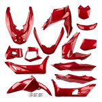 Kit car�nage allpro 14 pi�ces rouge nacr� honda pcx 125 2014 - 17