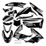 Kit car�nage allpro 17 pi�ces noir nacr� honda pcx 125 2018 - 20
